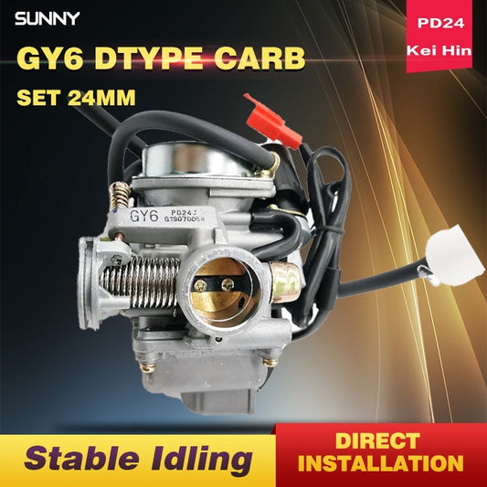 PD24 Carburetor for GY6 / Rusi Gala / Passion / Venus / Flair