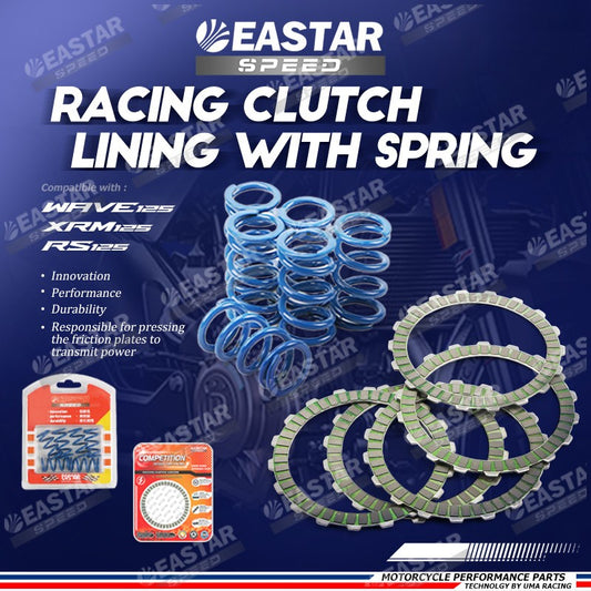 Clutch Linings & Springs for XRM125 / Wave 125 / RS125 - Options