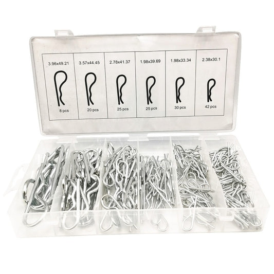 R-Type Retaining Clip Assortment - 150 pcs