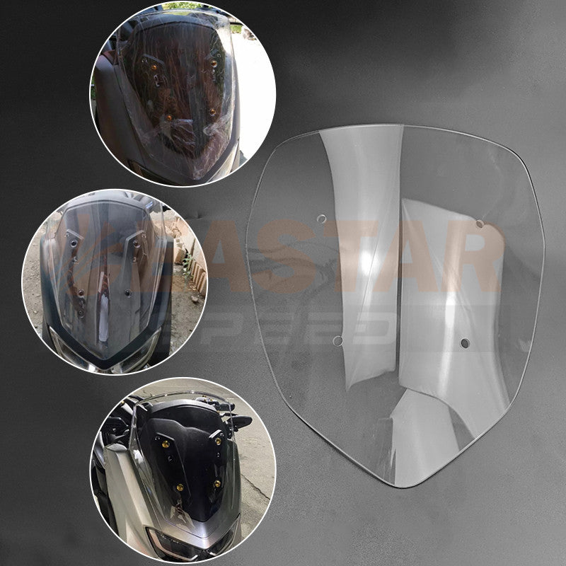 Short Windshield With Bracket Clear Nmax V2 Nmax 2020 for NMAX | EastarSpeed
