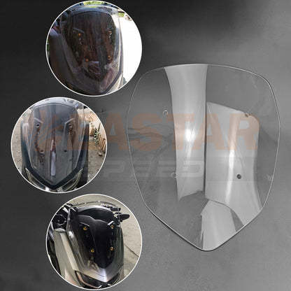 Short Windshield With Bracket Clear Nmax V2 Nmax 2020 for NMAX | EastarSpeed