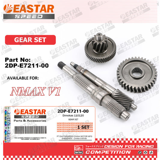 Transmission Gears & Shafts for NMAX V1 - Options