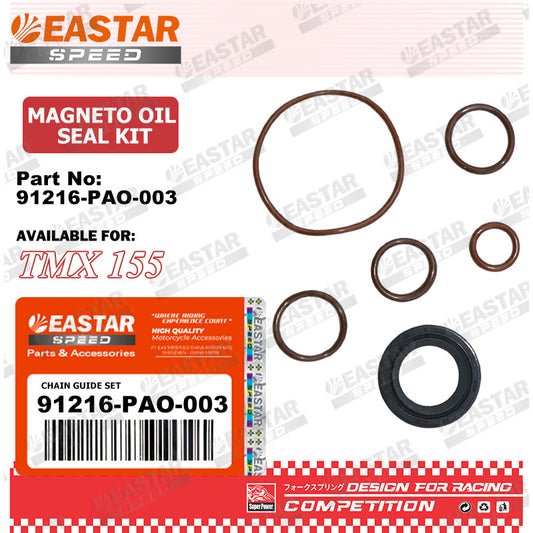 Magneto Oil Seal Kit for TMX155 - 91216-PAO-003, 6 pcs
