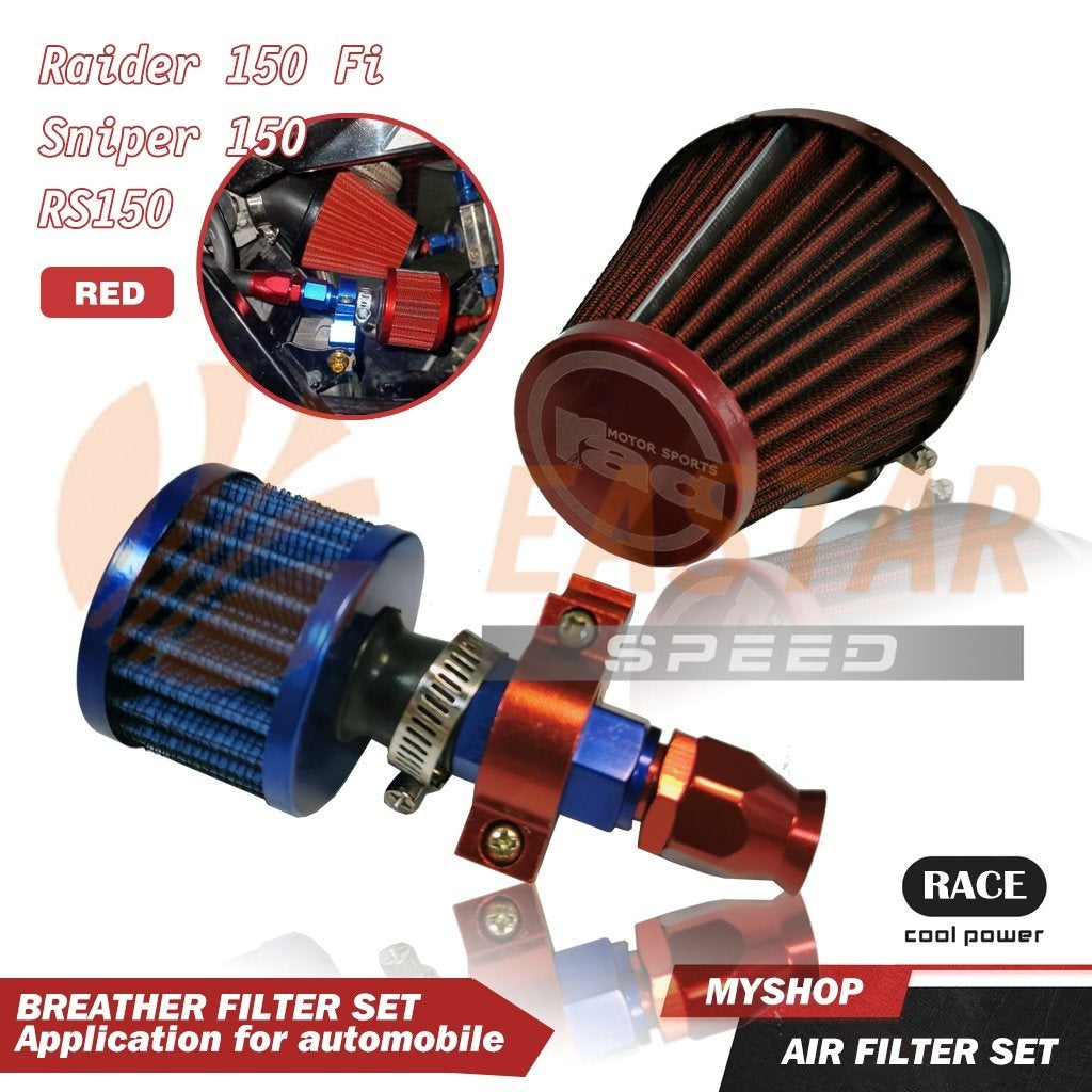 RAD Air Filter and Engine Breather Filter Set for Raider/Sniper/RS | EastarSpeed