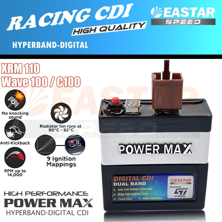 9 Maping Adjustable CDI Xrm110/ Wave100/ Dream CDI Unit for Wave/XRM/Dream | EastarSpeed