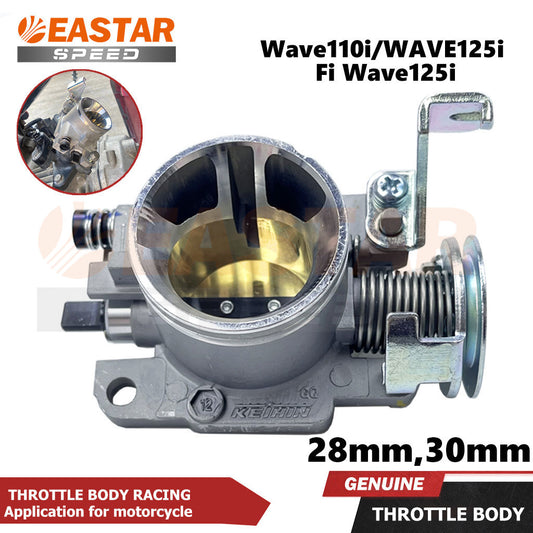 Racing Throttle Body for Wave 110i/125i - 28/30mm Options