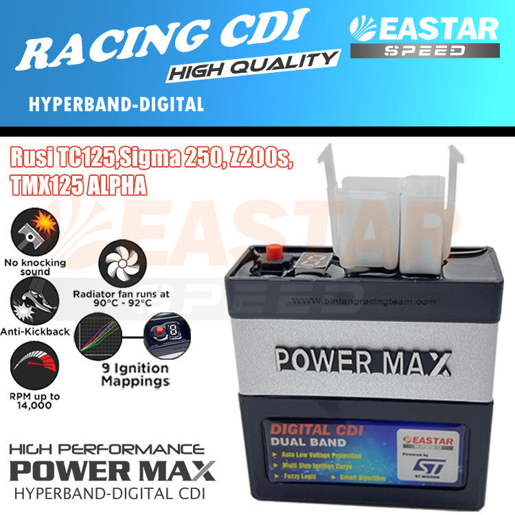9 Mode Racing CDI for TMX/Rusi/KRY | EastarSpeed
