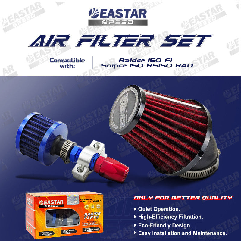 RAD Air Filter and Engine Breather Filter Set for Raider/Sniper/RS | EastarSpeed