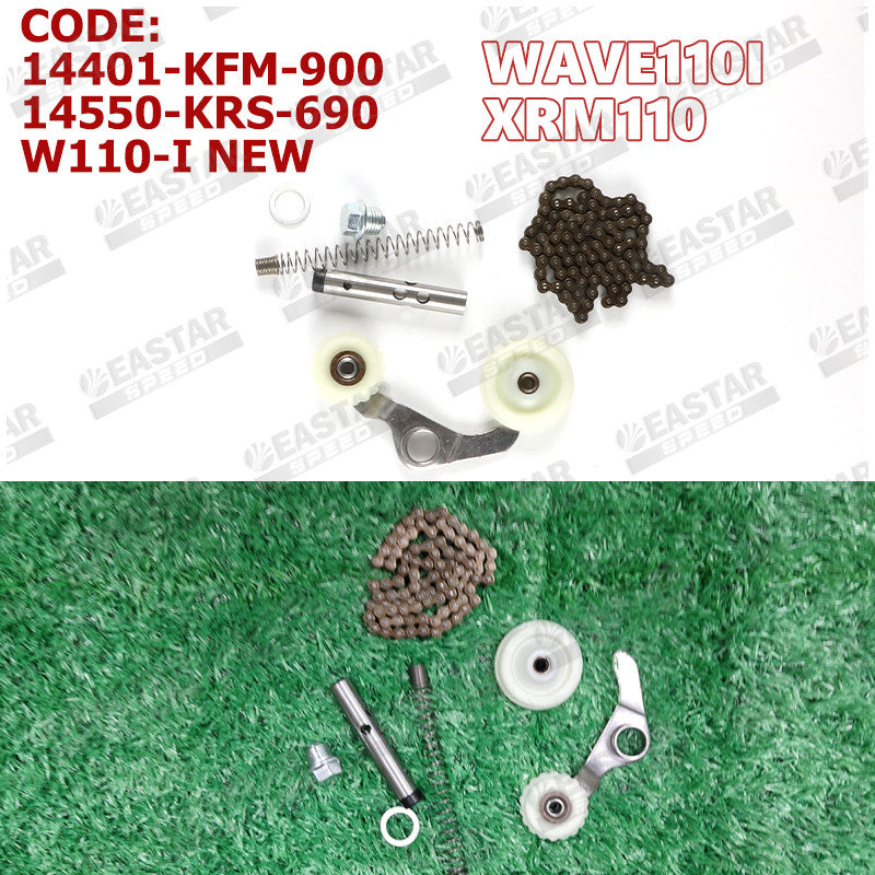 90-Link Timing Chain, Rollers & Tensioner - Options
