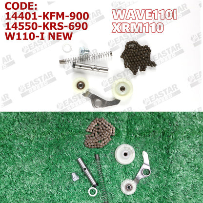 90-Link Timing Chain, Rollers & Tensioner - Options