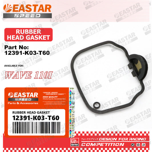 Cylinder Head Cover Gasket for Wave 110i 2021 - 12391-K03-T60
