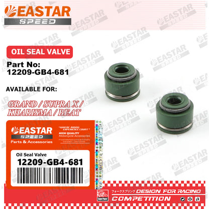 Valve Stem Seals for Grand / Supra X / Kharisma / Beat - 2 pcs