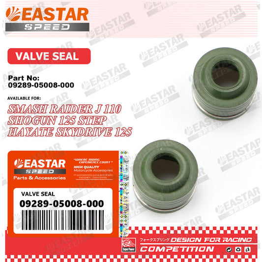 Valve Stem Seals for Smash / Raider J 110 / Shogun 125 - 2 pcs