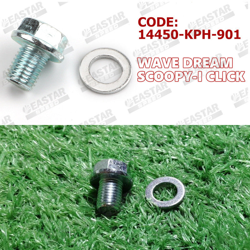 Oil Drain Nut & Drain Plug for Click/Wave/Scoopy | EastarSpeed