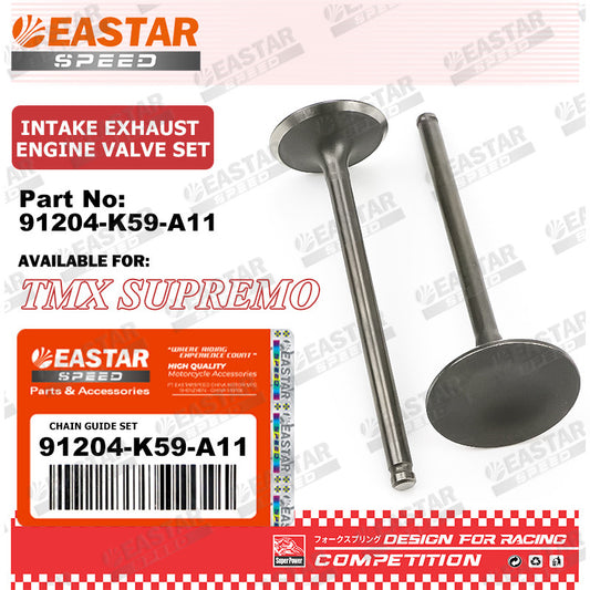 Intake & Exhaust Valve Set for TMX Supremo