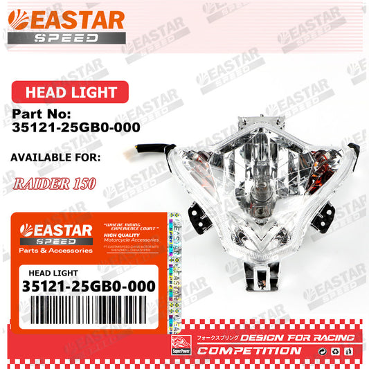 White Headlight Unit for Raider 150 Reborn