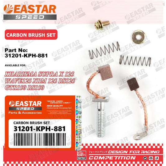 Starter Carbon Brush Set for XRM125 / Wave 125 / RS125 / GTR150