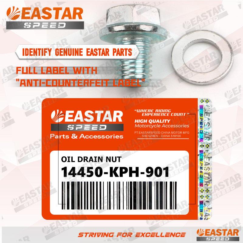 Oil Drain Nut & Drain Plug for Click/Wave/Scoopy | EastarSpeed