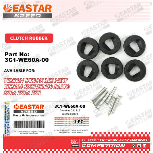 Clutch Damper Rubbers for Sniper 150 / R15 V2 / YTX125 - 3C1-WE60A-00