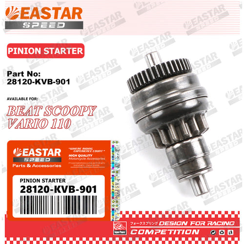 Starter Pinion Gear for Beat / Scoopy / Vario 110 - 28120-KVB-901