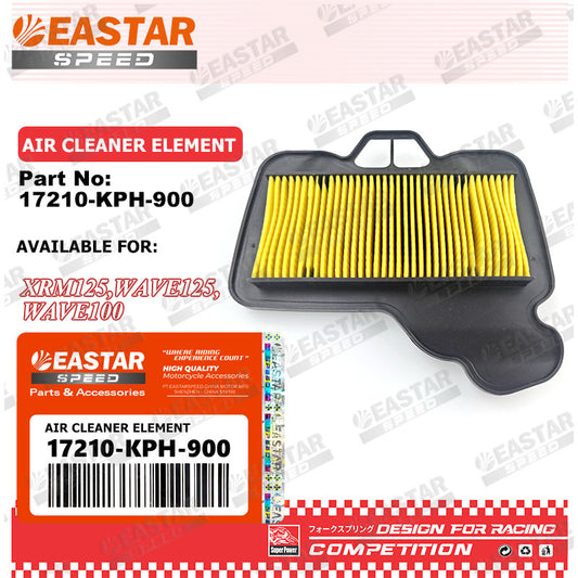 Air Filter Element for XRM125 / Wave 125/100 - 17210-KPH-900