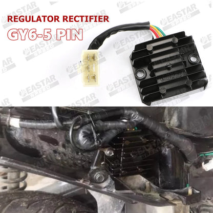 5-Pin Full-Wave Regulator Rectifier for GY6