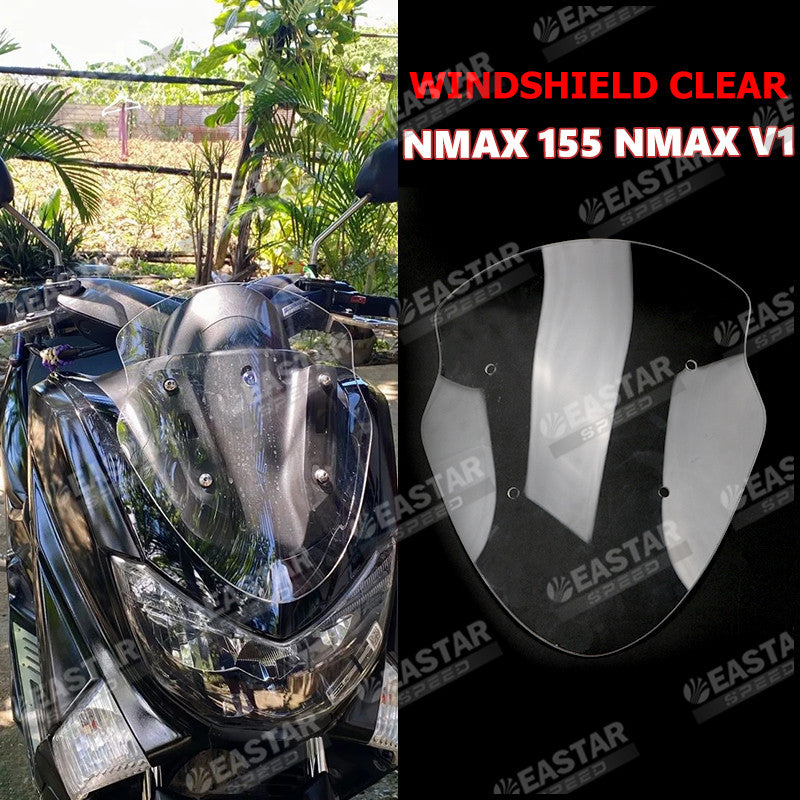 NMAX V1 WINDSHIELD CLEAR LENS WIND DEFLECTOR / WIND SCREEN for NMAX | EastarSpeed