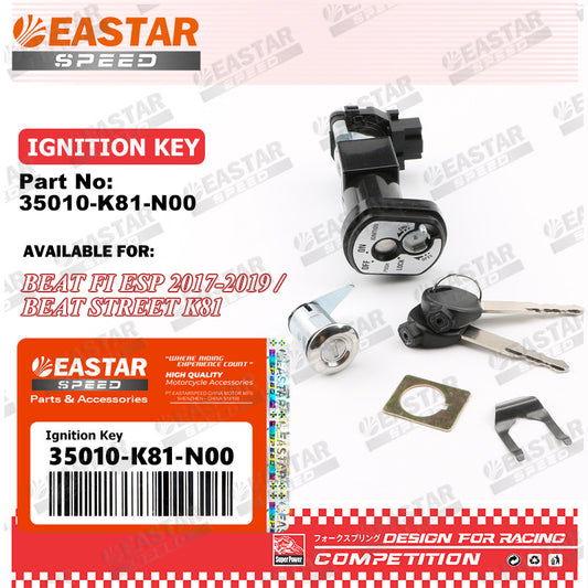 Ignition Key Set for Beat FI eSP / Beat Street 2017-2019 - K81
