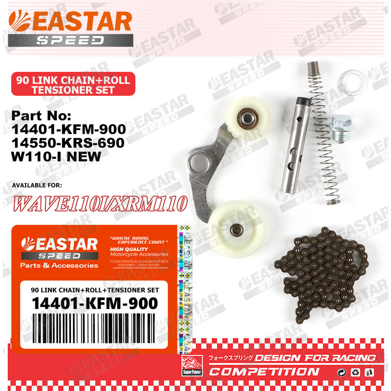 90-Link Timing Chain, Rollers & Tensioner - Options