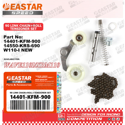90-Link Timing Chain, Rollers & Tensioner - Options