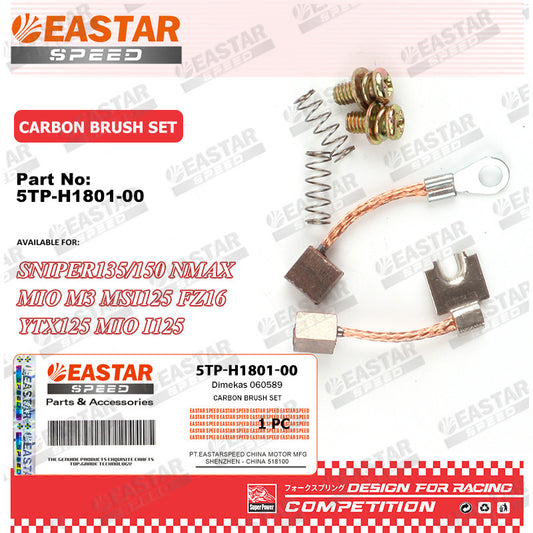 Starter Carbon Brushes for Sniper 135/150 / NMAX / Mio M3 - 5TP
