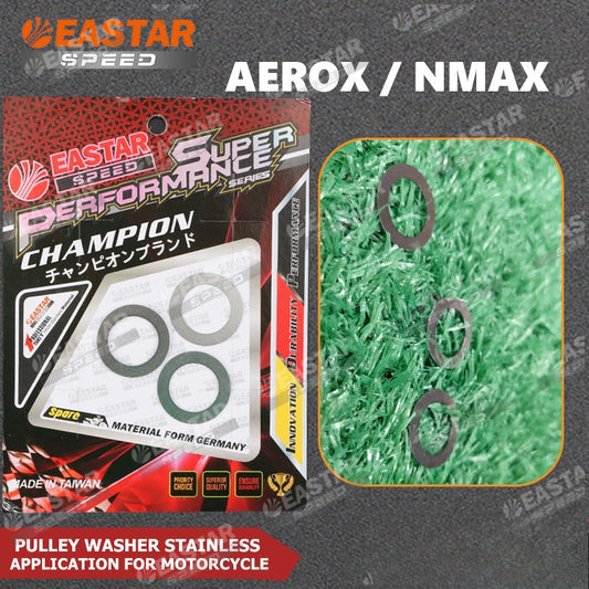 Stainless Pulley Washer Set for NMAX / Aerox - 0.3/0.5/1.0mm