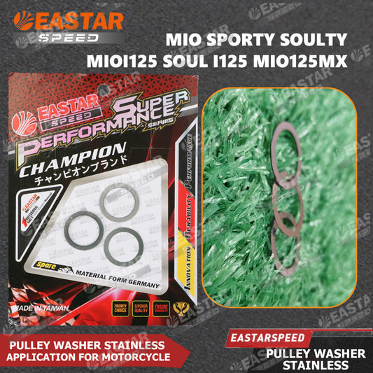 Stainless Pulley Washers for Mio Sporty / Soulty / i 125 - Size Options