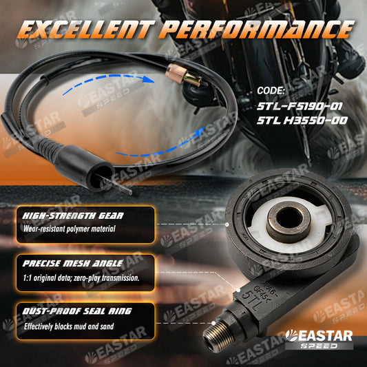 Speedometer Gearbox & Cable for Mio / Vega - 5TL, Options