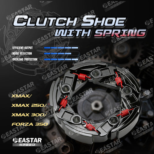 Clutch Shoes with Springs for XMAX 250/300 / Forza 350 - 5 pcs