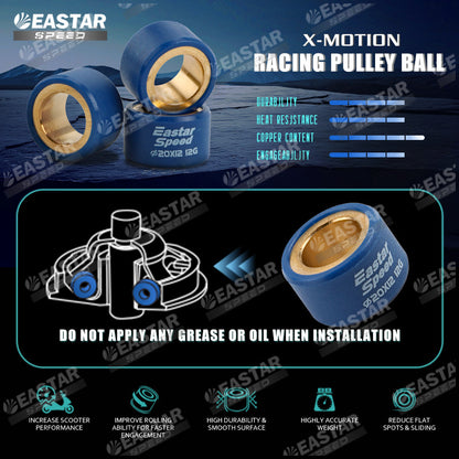 Copper Pulley Rollers for NMAX / Aerox / Click / PCX - Model & Weight Options