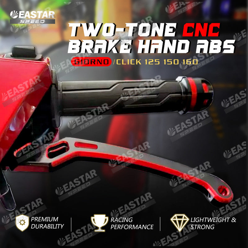 Two-Tone CNC Brake Hand ABS/CBS GIORNO /CLICK 125 150 160 for Click/Giorno | EastarSpeed