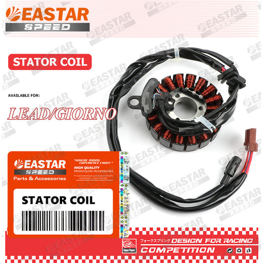 Stator Assembly for Lead / Giorno / PCX 160 - Straight-Plug Version