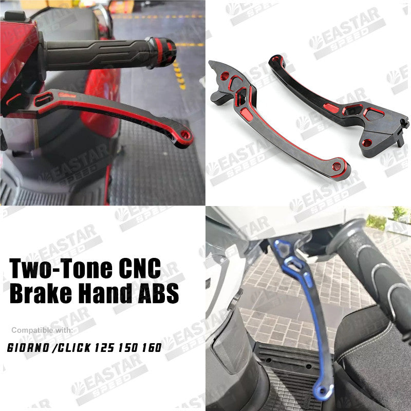 Two-Tone CNC Brake Hand ABS/CBS GIORNO /CLICK 125 150 160 for Click/Giorno | EastarSpeed