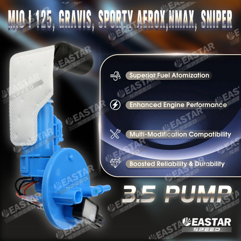 Racing Fuel Pump Assy 3.5 Pump Mio i 125, Gravis, Sporty for NMAX/Aerox/Mio | EastarSpeed