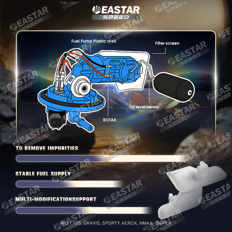Racing Fuel Pump Assy 3.5 Pump Mio i 125, Gravis, Sporty for NMAX/Aerox/Mio | EastarSpeed