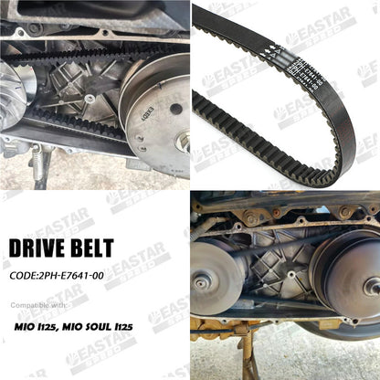 DRIVE BELT 2PH MIO I125, MIO SOUL I125 2PH-E7641-00 for Mio | EastarSpeed