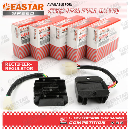 5-Wire Full-Wave Regulator Rectifier for GY6