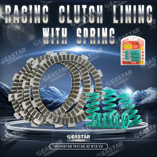 Hyper Clutch, Linings & Springs for Sniper 150 / R15 V2 - Options
