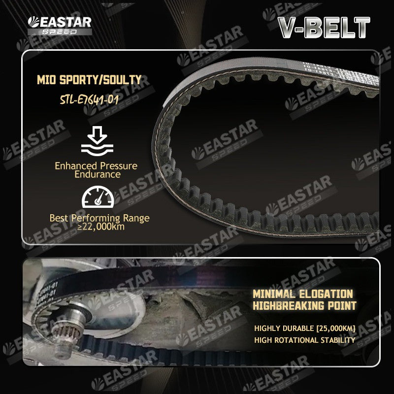 V-BELT 5TL MIO SPORTY/SOULTY 5TL-E7641-01 for Mio | EastarSpeed