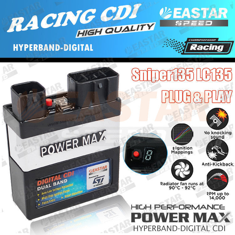 Adjustable CDI Sniper135 MX135 mio soulty Racing CDI for Mio/Sniper | EastarSpeed