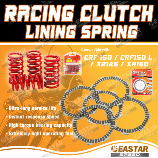 Clutch Linings & Springs for CRF150L / XR125 / XR150 - Options