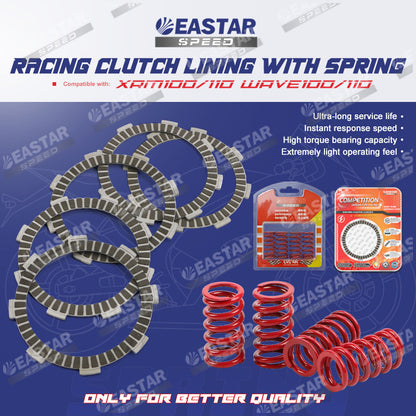 Racing Clutch Lining with Spring Wave100 110 Xrm100 110 for Wave/XRM | EastarSpeed