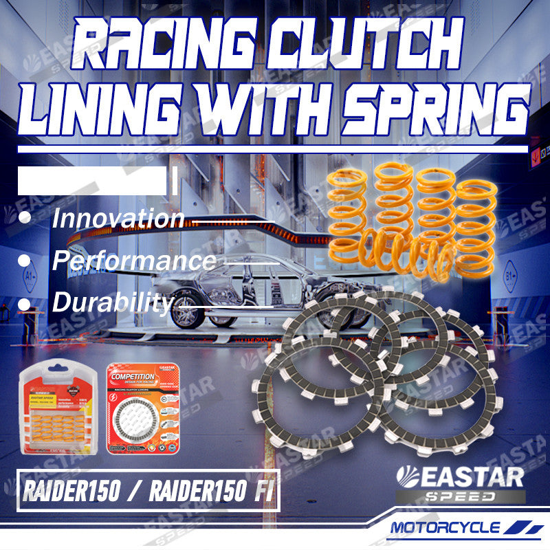Racing Clutch Lining with Spring Raider150 Carb for Raider | EastarSpeed
