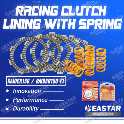 Racing Clutch Lining with Spring Raider150 Carb for Raider | EastarSpeed